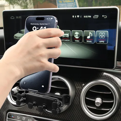 Miniatura 3 de SUNCARACCL Soporte de teléfono para automóvil Montaje de teléfono compatible con Mercedes Benz A/B/C/E/S-Class, GLC/GLE/GLS/GLB/GLA-Class 2016-2023