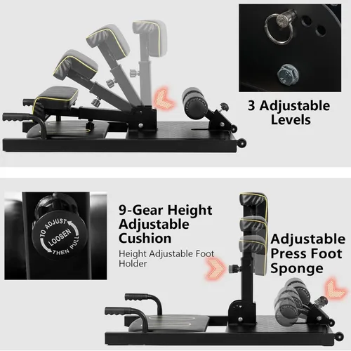 Miniatura 3 de Máquina de sentadillas Sissy, máquina SPORFIT para sentadillas profundas, máquinas de entrenamiento de fuerza de piernas ajustables,