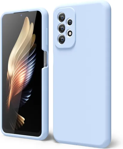 Miniatura 81 de oakxco Funda para teléfono Samsung Galaxy A12 con agarre de silicona líquida, linda delgada fina suave cubierta de gel de goma TPU lisa para mujeres