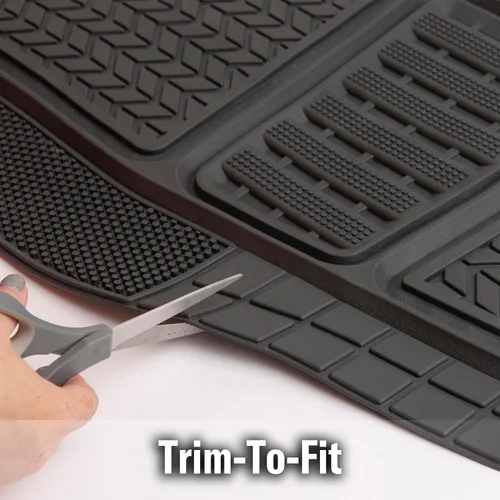 Miniatura 8 de Dickies DuraSport - Alfombrillas de 2 piezas para bandeja profunda, alfombrillas resistentes para automóviles, camiones, SUV, color negro