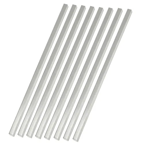 Miniatura 9 de 6 piezas de barra plana cuadrada de aluminio de 1/2 x 1/2 pulgadas, 12 pulgadas de largo, 0.5 pulgadas, placa de uso general 6061, molino sólido
