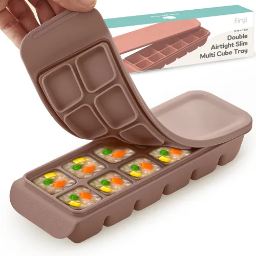 Miniatura 22 de Bandeja de silicona para congelador con tapa, 100% silicona platino de grado alimenticio, resistencia a fugas y apta para lavavajillas para 4