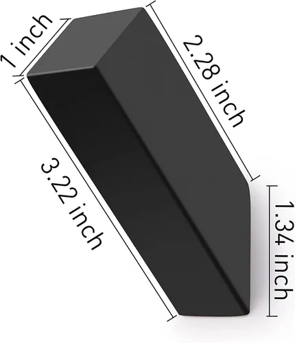 Miniatura 2 de NINETREX Ganchos negros para toallas, gancho negro mate, ganchos modernos para toallas, ganchos de acero inoxidable SUS 304, resistentes al agua