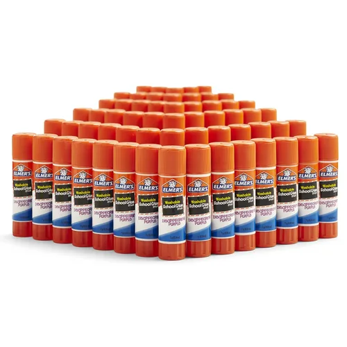 Miniatura 4 de Elmer's Barras de pegamento escolar púrpura desaparecidas, lavables, 0.27 onzas, para todo propósito, se seca transparente, no tóxico, sin ácidos