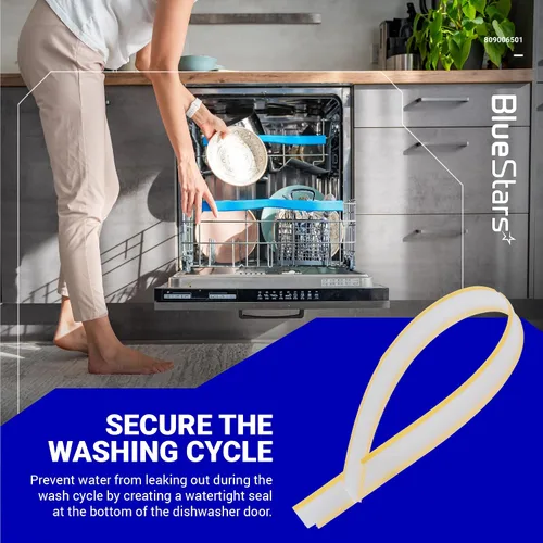 Miniatura 4 de BlueStars 809006501 Junta de Puerta Inferior de Lavavajillas Pieza de Repuesto – Compatible con Lavavajillas Frigidaire Kenmore Electrolux