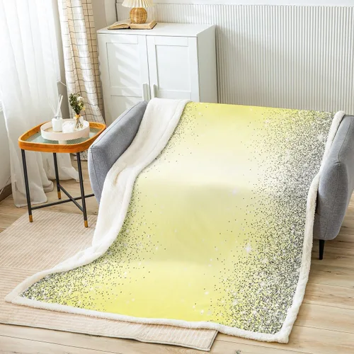 Miniatura 10 de Manta para niños con estampado abstracto (sin purpurina), manta gris mullida para niños y niñas, manta con estampado de dibujos animados para cama