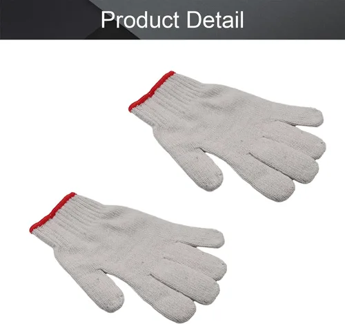 Miniatura 4 de Othmro Guantes antiestáticos de trabajo de seguridad Guantes de poliéster de tres costillas Guantes Hidratantes Etiqueta