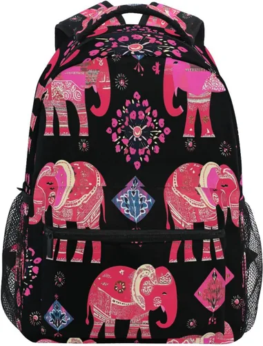 Miniatura 19 de Mochila para adultos, mochila escolar casual, bolsa de viaje con cremallera, Abstracción Fuego Agua Béisbol De, Mochilas Daypack