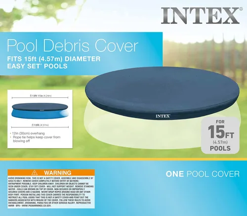 Miniatura 8 de Cubierta de piscina de fácil montaje Intex, Azul