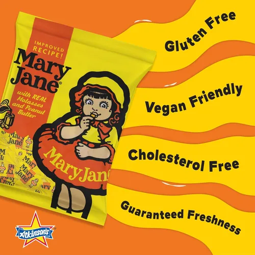 Miniatura 4 de Atkinson's Mary Jane Melaza Mantequilla de Maní Caramelo Bite Tamaño 0.16oz 160ct Tina
