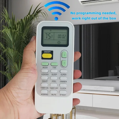 Miniatura 4 de Mando a Distancia de Repuesto para Aire Con Air-Con Hisense Aire Acondicionado Mando Remoto DG11J1-72
