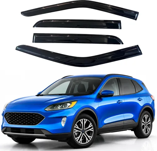 Miniatura 48 de Visor para ventana IG para Hyundai Venue 2020-2023, protector contra la lluvia, adhesivo extra duradero, deflector de viento para lado