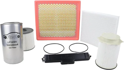 Miniatura 14 de Flecto Kit de filtro Cummins de 6.7L compatible con Ram 2500 3500 4500 5500 2013-2018 Reemplaza 68157291AA 68197867AA 53034051AB 5083285AA