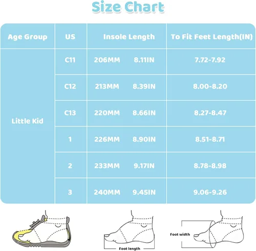 Miniatura 7 de FUNKYMONKEY Zapatos de agua unisex para niños y niñas