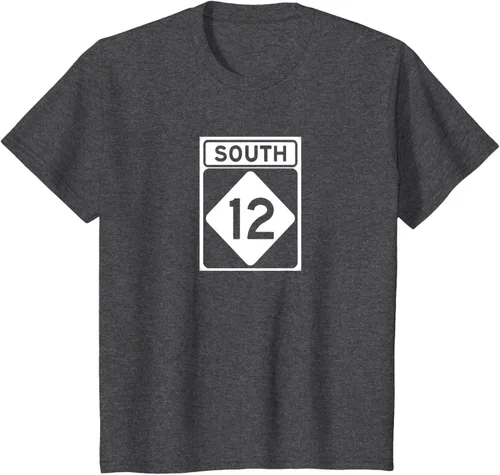 Miniatura 26 de Highway 12 South NC Outer Banks North Carolina Hwy - Camiseta, Negro, S