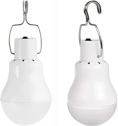 Miniatura 4 de Bombilla de Luz Solar Portátil 350LM Luz de Camping con Energía Solar Linterna LED para Exteriores para Lámpara Luz Senderismo Pesca Tienda