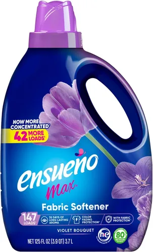 Miniatura 8 de Ensueño Max Suavizante de Telas Líquido - Aroma Primavera Fresca - 125 fl oz (onzas líquidas) - Líquido suavizante de telas seguro