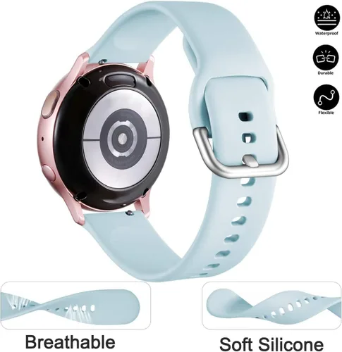 Miniatura 6 de Lerobo - Bandas compatibles con Samsung Galaxy Watch Active/Active 2 de 1.57 y 1.73 pulgadas/Galaxy Watch 1.65 pulgadas. Correa de reloj