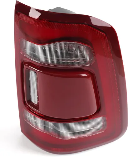 Miniatura 5 de FIONE: Para Dodge Ram 1500 Ensamble de Luz Trasera Sin Zona Ciega 2019-2022 Tipo LED y Lente Roja Cromada Interior Lado Derecho del Pasajero Luz