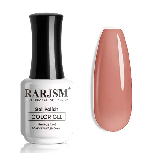 Miniatura 33 de RARJSM Esmalte de Uñas en Gel Nude Transparente Rosa Saludable Claro Esmalte de Uñas en Gel Nude Transparente Rosa Intenso Gelatinoso Barniz de Uñas