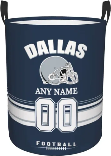 Miniatura 11 de Cesta de lavandería Philadelphia, cesta de lavandería personalizada estilo fútbol, cesta de almacenamiento plegable personalizada con nombre