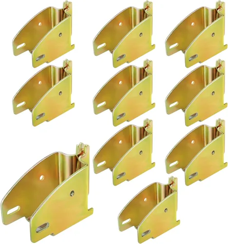Miniatura 7 de Eapele 4 accesorios de enchufe de extremo de viga de madera E-Track, acero recubierto de zinc, compatible con 2x4 2x6, añade barras de bloqueo