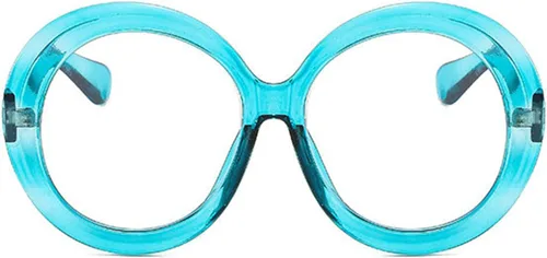 Miniatura 10 de willochra Lentes de lectura redondos de gran tamaño estilo Oprah con bisagra de resorte para computadora con bloqueo de luz azul para mujeres