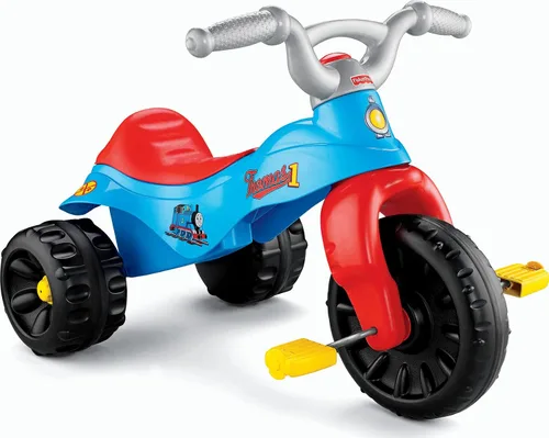 Miniatura 7 de Fisher-Price Triciclo para niños pequeños Barbie Tough Trike, bicicleta de juguete con agarres de manillar y almacenamiento para jugar al aire