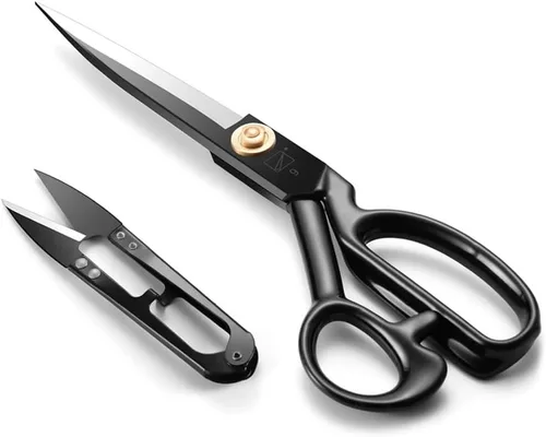 Tijeras de costura, tijeras de costura de tela de 9 pulgadas, tijeras de alta resistencia, corte afilado para manualidades, cuero, costura,