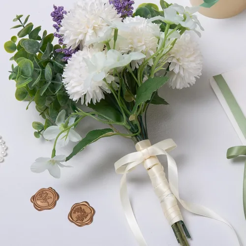 Miniatura 4 de QIANF - Cinta Crema de 3/8 Pulgadas de Doble Cara de Satén para Envolver Regalos, Hacer Lazos para el Pelo, Fajas para Sillas, Día de San Valentín