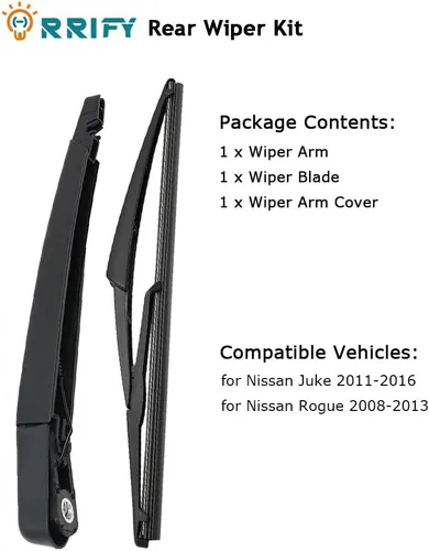 Miniatura 6 de Juego de limpiaparabrisas trasero 28780-JM00A para Nissan Juke 2011-2016, para Nissan Rogue 2008-2013