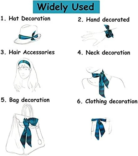 Miniatura 8 de Paquete de 2610 bolsas de bufanda para mujer, bufandas, banda para el cabello, bufandas, regalos de moda