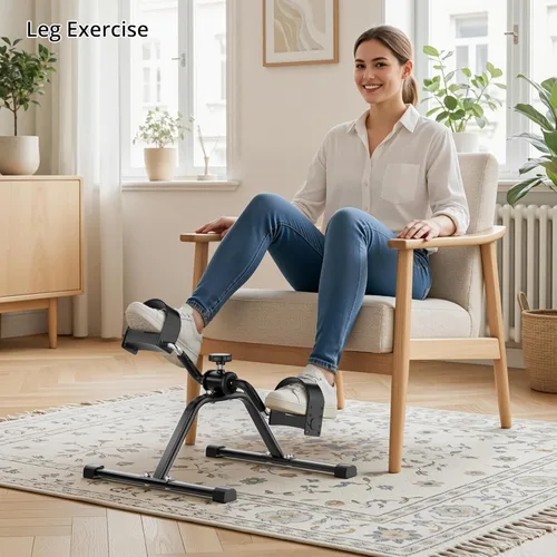 Miniatura 4 de MOMODA Bicicleta estática de piernas y brazos con monitor LCD