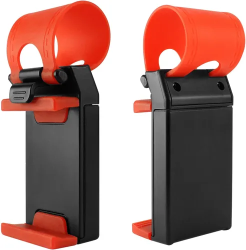 Miniatura 8 de Cellet Soporte universal para volante de teléfono, abrazadera ajustable para manillar para iPhone 16, 15, 14, 13 Pro, negro, se adapta a