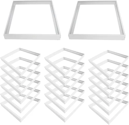 Miniatura 10 de Kit de montaje en superficie de 1 x 4 para panel plano LED, marco de techo de aluminio para 12 x 48 x 3.13 pulgadas, bueno para panel iluminado