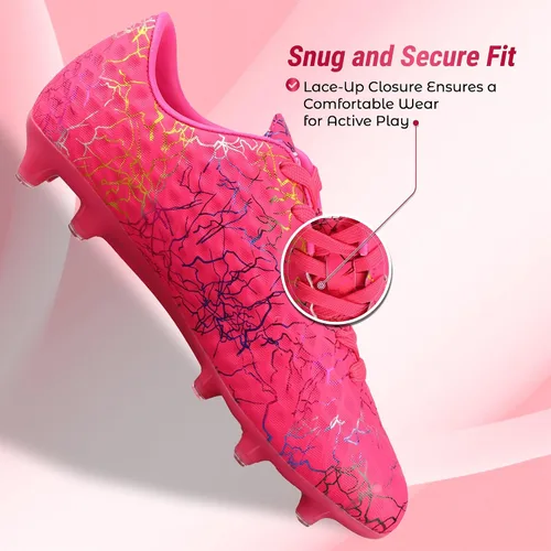 Miniatura 4 de Vizari Zodiac Firm Ground - Zapatos de fútbol para niños y niñas, ligeros y duraderos, con suela de TPU moldeada, entrenamiento y partidos al aire