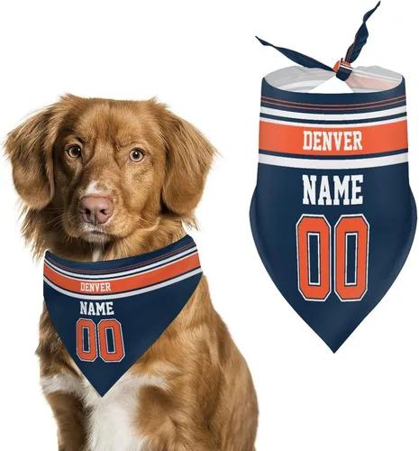 Miniatura 29 de Arizona - Bandana de fútbol para perro, diseño personalizado, número de nombre, regalos para gatos