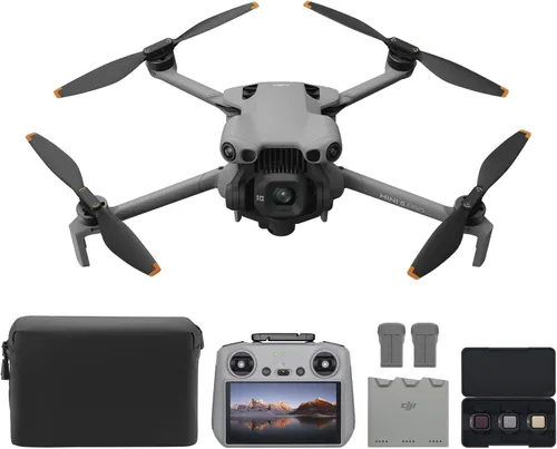 DJI Mini 5 Pro Fly More Combo Plus con DJI RC 2, Drone con cámara, CMOS de 1 pulgada, dron 4K para principiantes, detección de obstáculos,