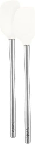 Miniatura 16 de Tovolo Flex-Core - Espátula con mango de acero inoxidable, cabeza de silicona resistente al calor y libre de BPA, segura para sartenes de hierro