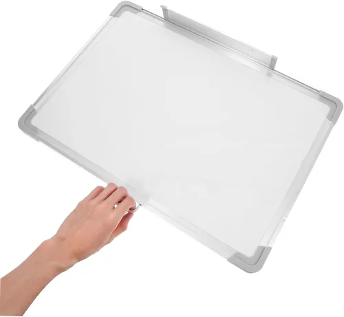 Miniatura 7 de Operitacx Pizarra blanca magnética portátil borrable para colgar en casa, escuela, aula y herramienta educativa para escribir dibujo y exhibición