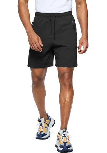 Miniatura 2 de Viodia Pantalones cortos de senderismo para hombre, elásticos, de secado rápido, ligeros, para hombre, pantalones cortos deportivos de pesca