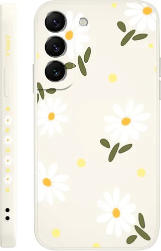 Miniatura 23 de LEECG para Samsung Galaxy S22 Plus, funda de silicona suave con diseños de flores de moda, protector contra caídas y antihuellas para Samsung S22
