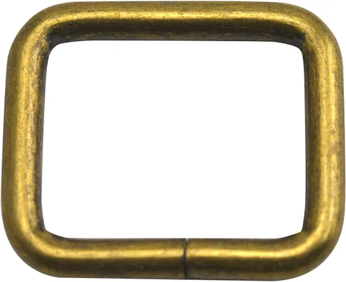 Miniatura 6 de Wuuycoky Bronze Rectangle Rings Loop Ring No Welded for Strap Webbing Belts Buckle Bronce x 6 piezas
