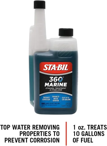 Miniatura 2 de STA-BIL Tratamiento del sistema de combustible marino Limpiador de sistema de combustible completo, limpiador de inyector, aditivo para barcos