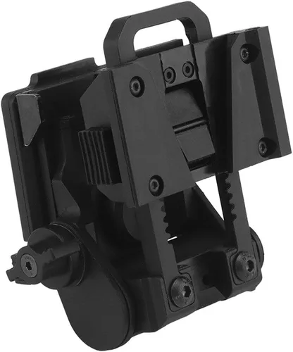Miniatura 5 de Aetheria Soporte de visión nocturna L4G24 para PVS15/PVS18/GPNVG18, montaje abatible para gafas de visión nocturna para cascos WoSporT Fast (negro)