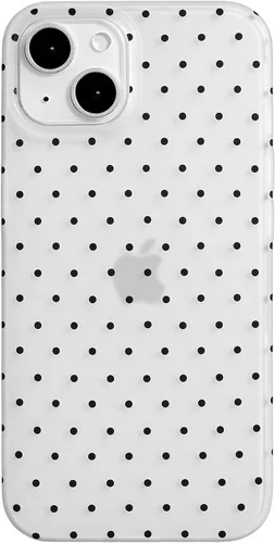 Miniatura 59 de inewateri Funda compatible con iPhone 11 con bonito diseño estético de lunares a la moda, fundas simples para TPU suave, funda de protección Negro