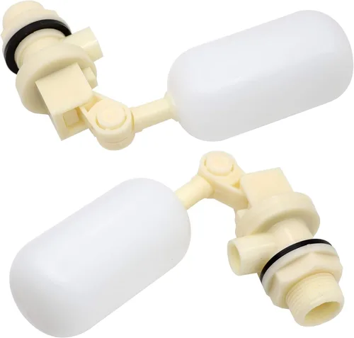 Miniatura 7 de Válvula de flotador de 3/4 pulgadas, paquete de 2 válvulas de bola de flotador de agua con brazo ajustable y filtro para fuente, canal de agua