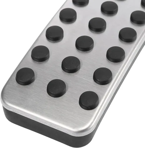 Miniatura 5 de X AUTOHAUX 3 piezas de coche antideslizante freno gas pedal pastillas acero inoxidable acelerador pedal cubiertas para Mercedes-Benz
