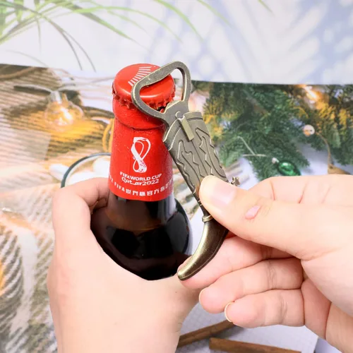 Miniatura 5 de yueton - 4 abridores de botellas de bota vaquera, aleación novedosa, abridor de botellas de vino de cerveza creativa, recuerdos de fiesta de boda