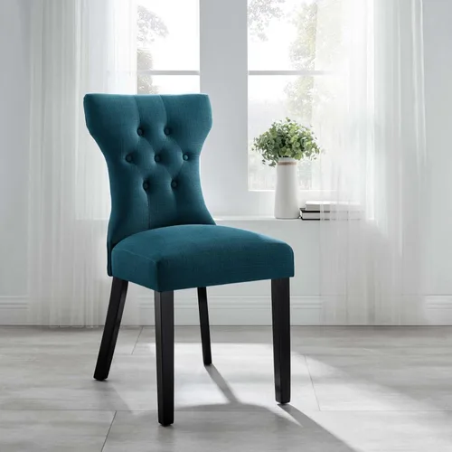 Miniatura 2 de Silueta Silla auxiliar de comedor en Azure